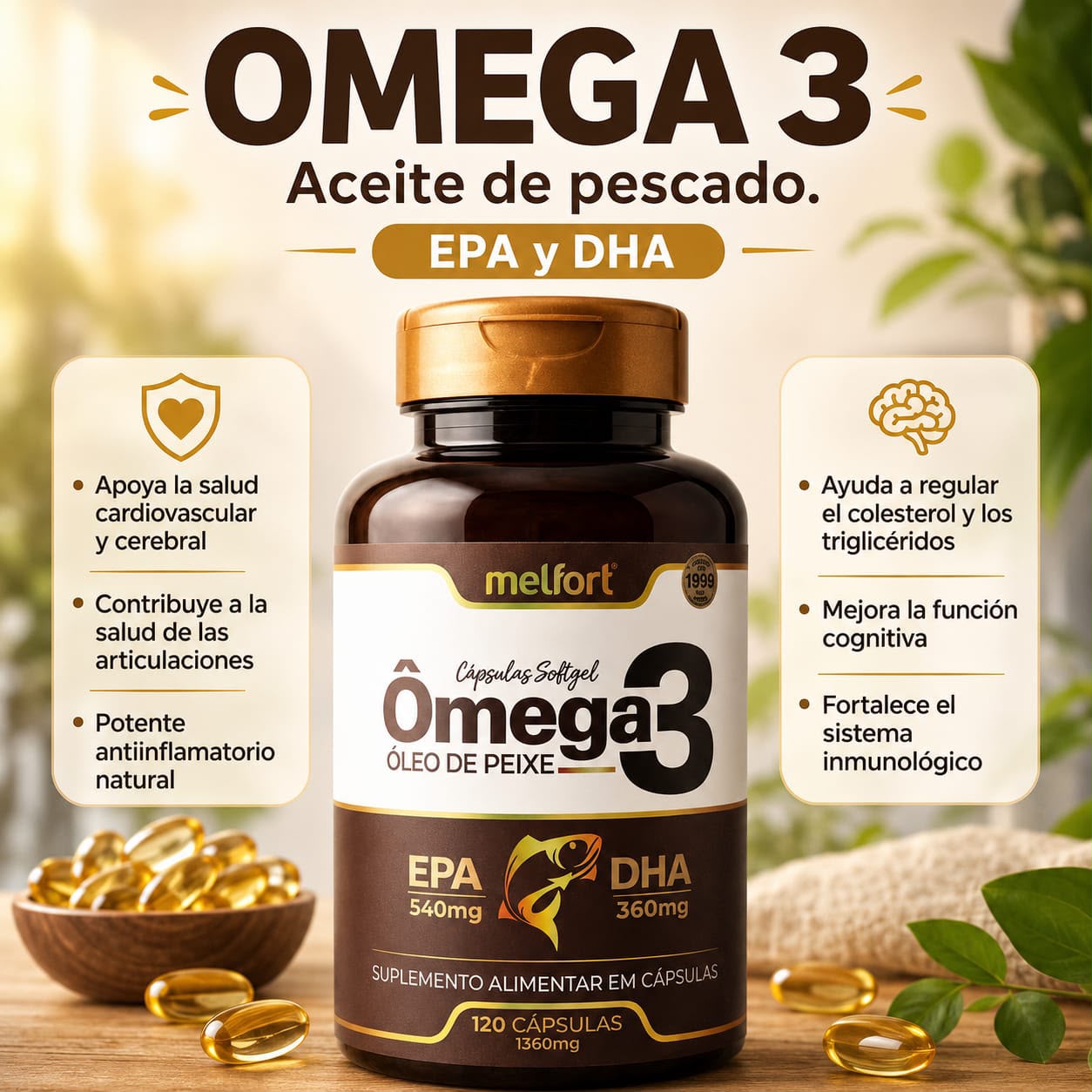 Omega 3 (con EPA y DHA)