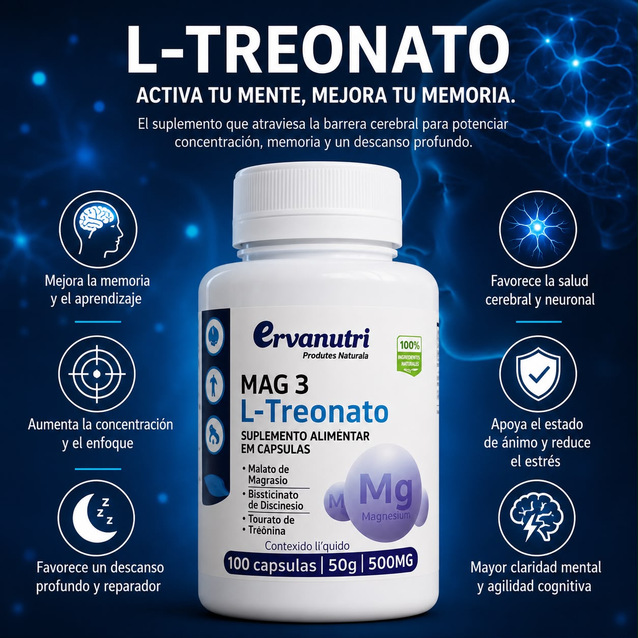 L - Treonato de Magnesio