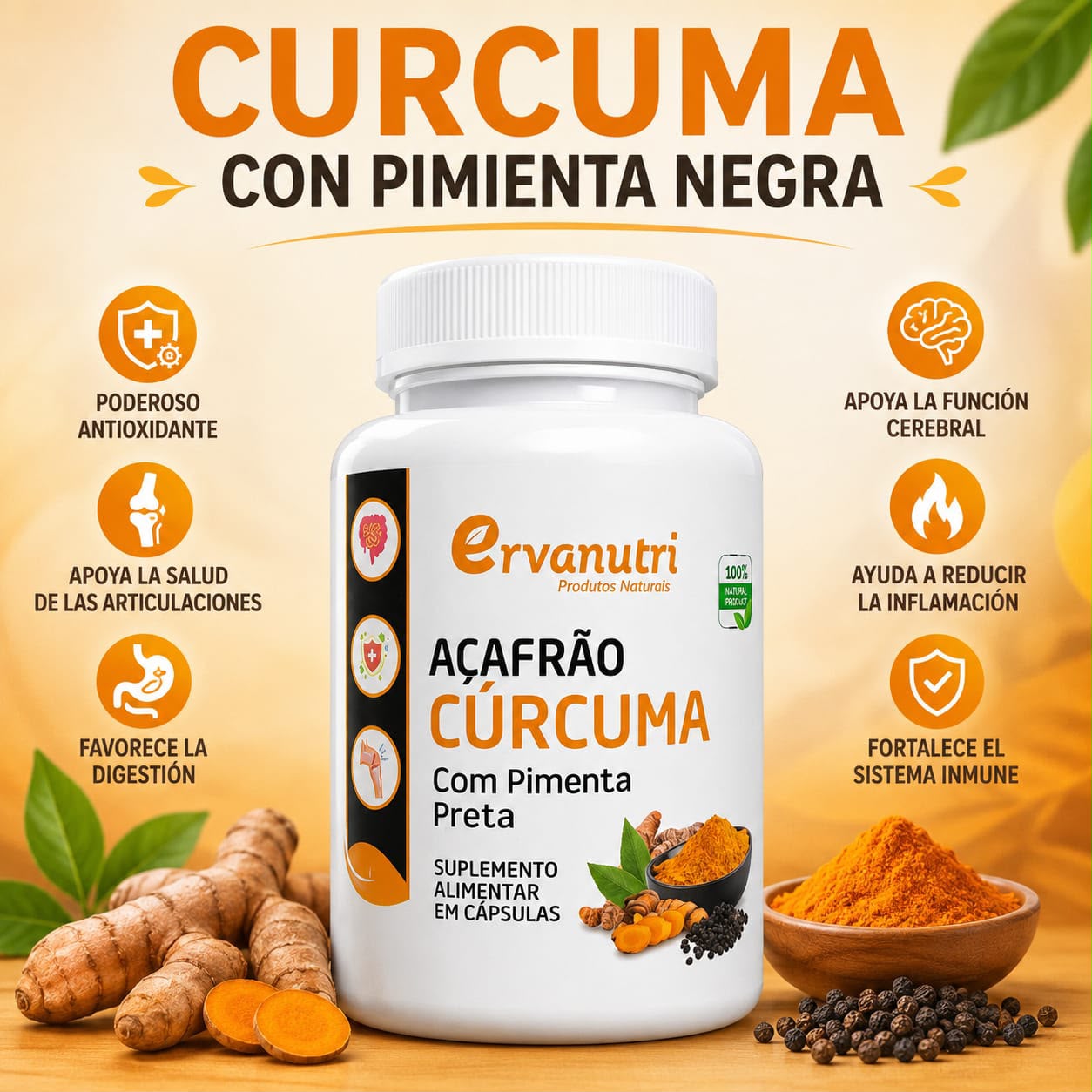 Cúrcuma con Pimienta Negra