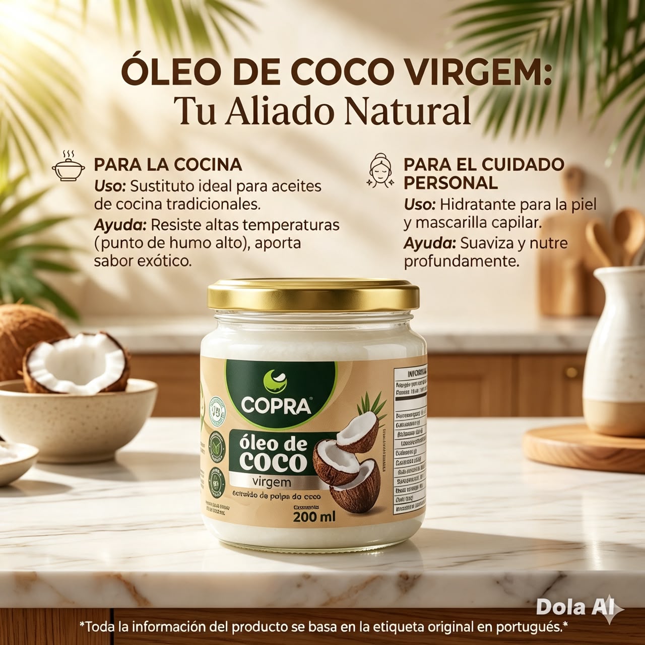 Aceite de Coco 200ml